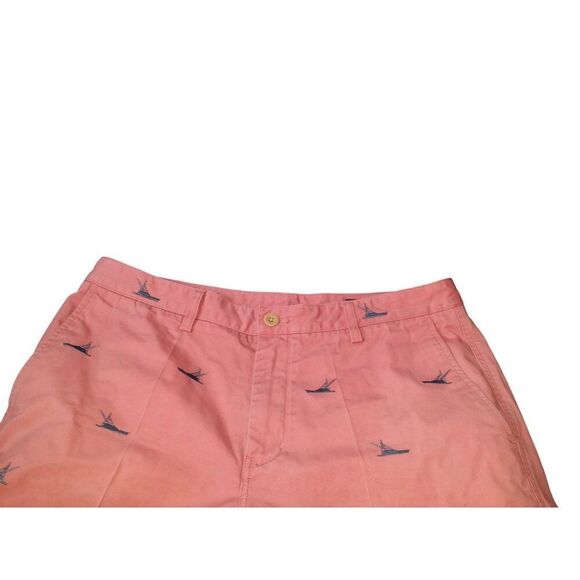 Vineyard Vines Island Short Chino Men Sz 36‎ Salmon Travel Summer Casualwear - Picture 2 of 10